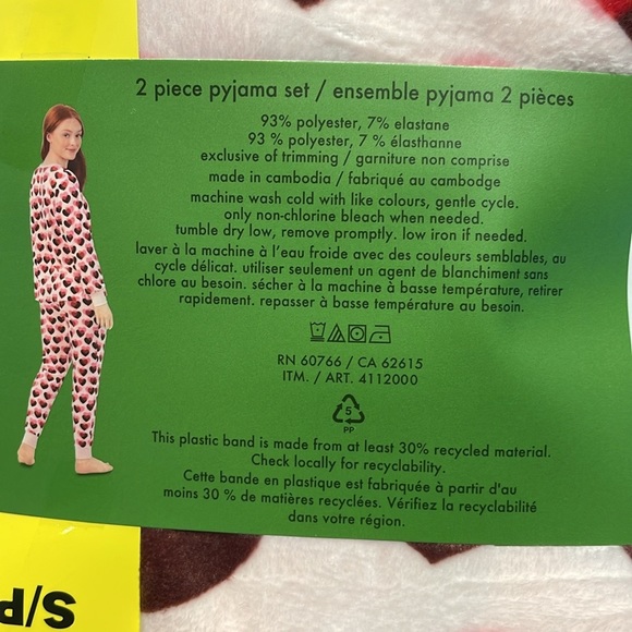 Kate Spade pajamas pjs NWT hearts Valentines - Picture 4 of 4